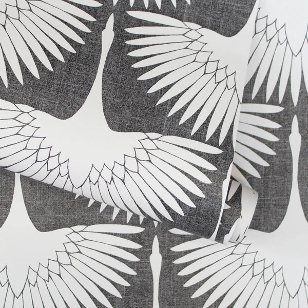 Feather Flock Peel + Stick Removable Wallpaper