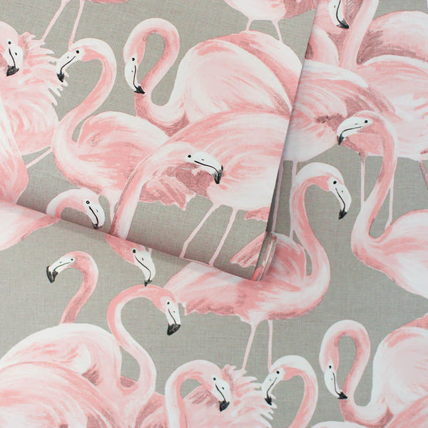 Flamingo Peel + Stick Removable Wallpaper