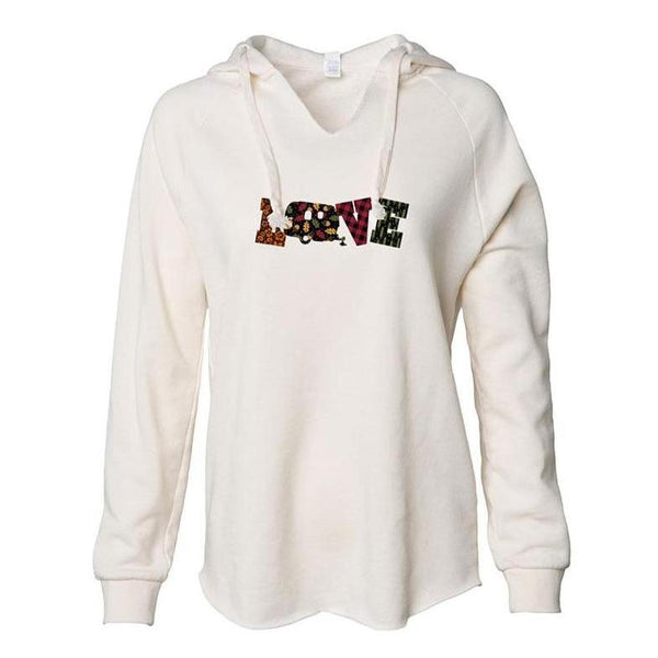 Airstream Love Fall Super Soft Women's V-Neck Hoodie