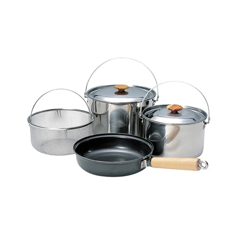 Snow Peak Field Cooker Pro. 3 Set – Airstream Supply Company Snow Peak Field Cooker Pro. 3 Set – Airstream Supply Company