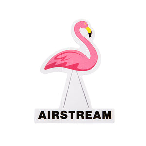 Airstream Flamingo Die Cut Sticker
