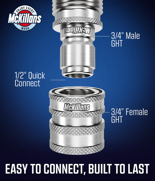 Quick Connect Garden Hose Fitting