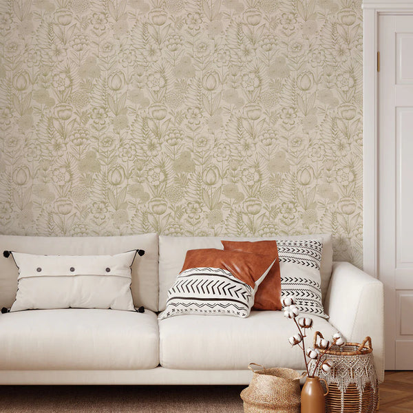 Homestead Floral Peel + Stick Removable Wallpaper