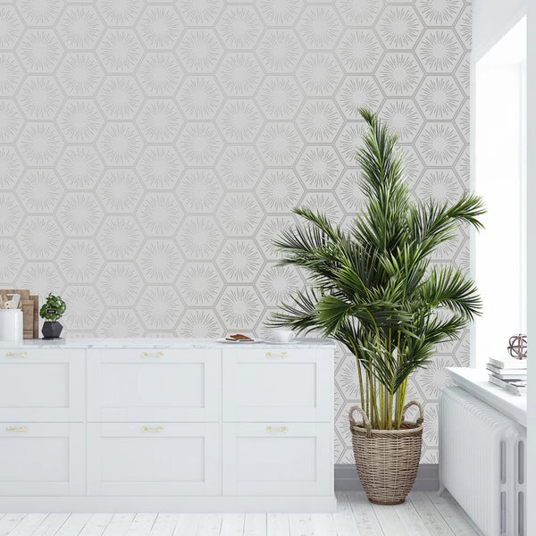 Hello Sunshine Peel + Stick Removable Wallpaper