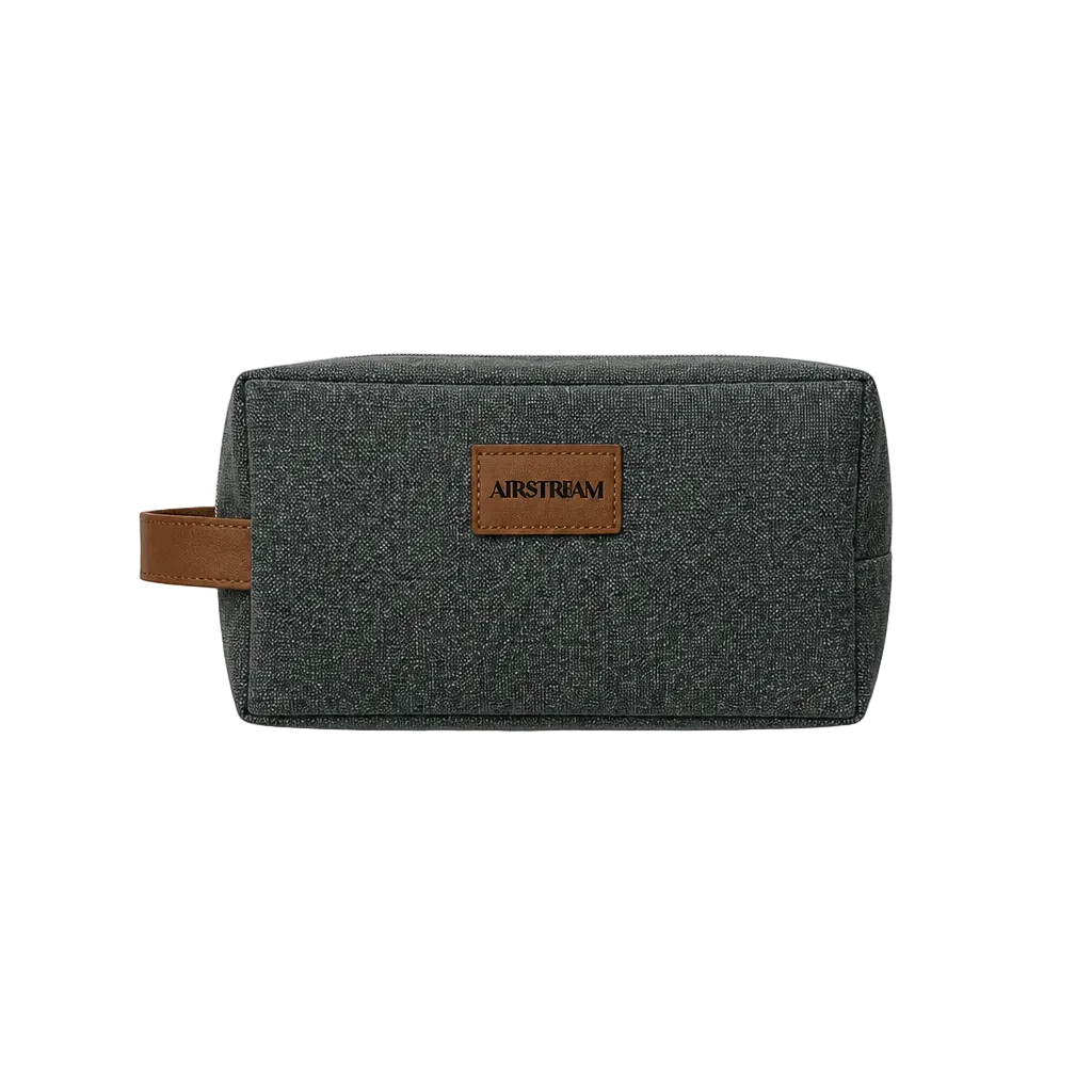 Heathered toiletry bag