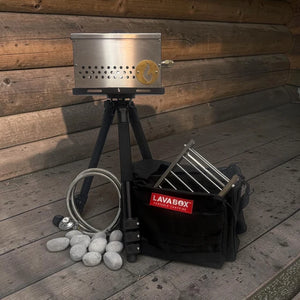 Hekla fire box with accessories