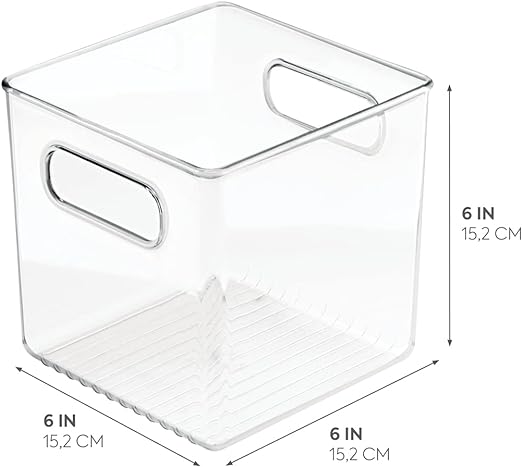 Cube Storage Bin, 6 x 6 x 6