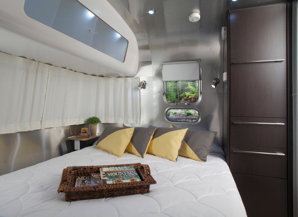 Airstream Solid Custom Curtains for International Signature Travel Trailers