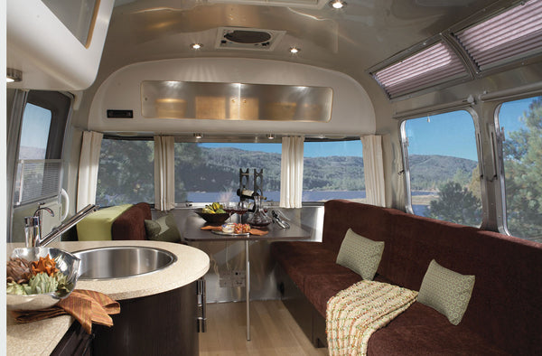 Airstream Solid Custom Curtains for International Signature Travel Trailers