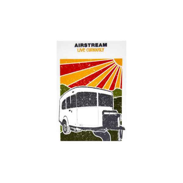 Airstream Basecamp Live Curiously Sticker