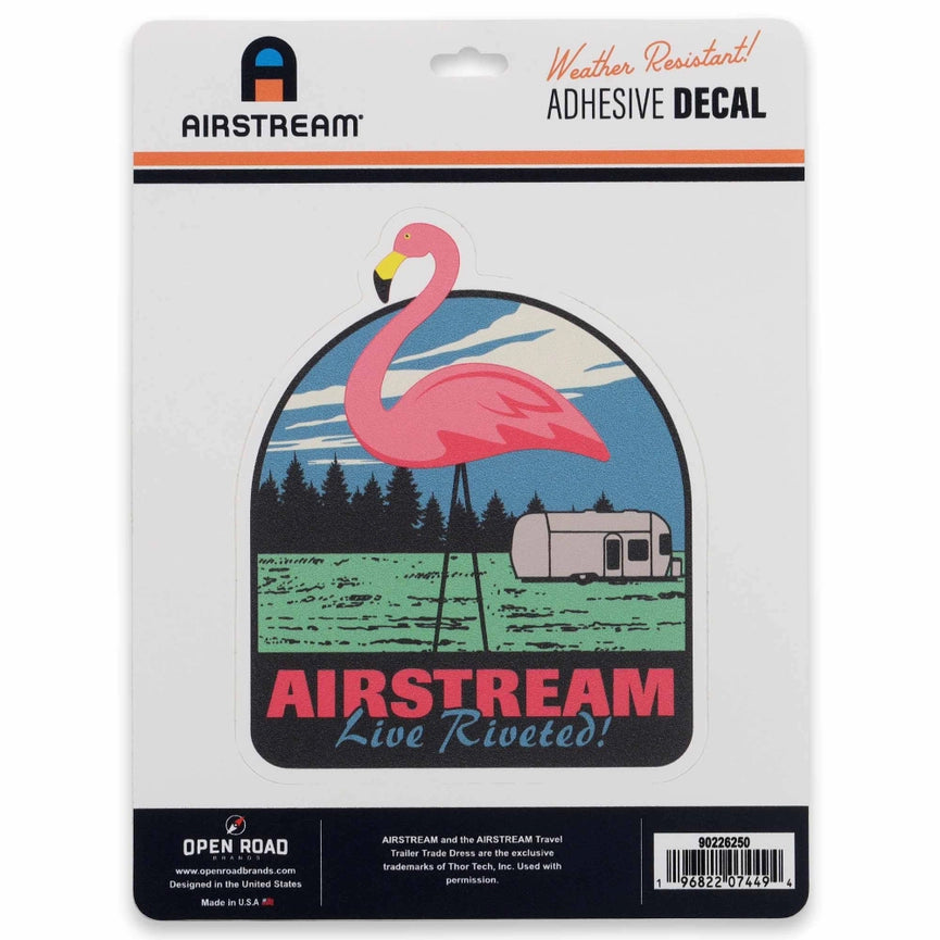 Airstream Live Riveted Flamingo Decal – Airstream Supply Company Airstream Live Riveted Flamingo Decal – Airstream Supply Company