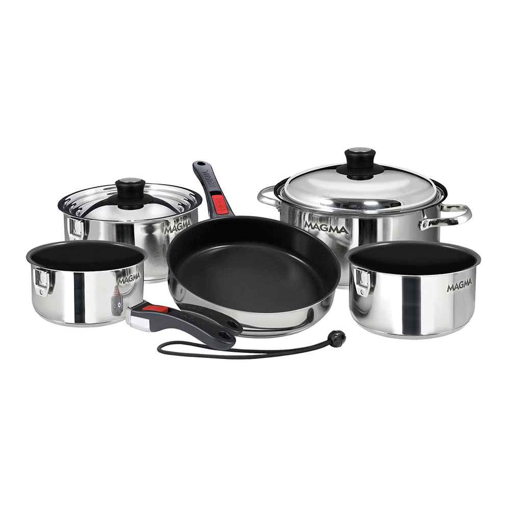 MAGMA Nestable 10-Piece Cookware Pans