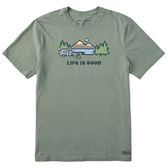 Airstream Lakeside Camper Men's T-Shirt by Life is Good®