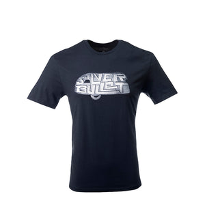 Airstream Silver Bullet Trailer Text Men's Crew Neck T-Shirt