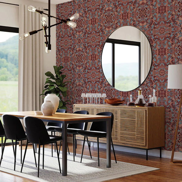 Ornate Medallion Peel + Stick Removable Wallpaper