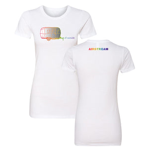 Airstream Pride All Outside Women's Slim Fit T-Shirt
