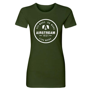 Airstream 1931 Trailer A Circle See More. Do More. Live More. Women's Slim Fit T-Shirt