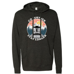 Airstream Basecamp Go Further. Stay Longer. Unisex Lightweight Hoodie
