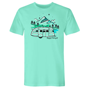 Airstream Vintage Happy Camper Unisex T-Shirt