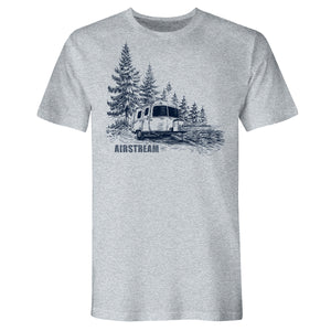 Airstream Trailer in the Woods Unisex T-Shirt