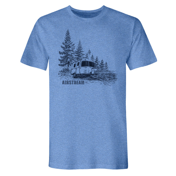 Airstream Trailer in the Woods Unisex T-Shirt