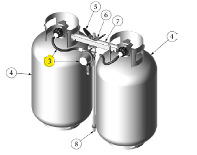 Airstream LPG Propane Gas Regulator | Part # 602870