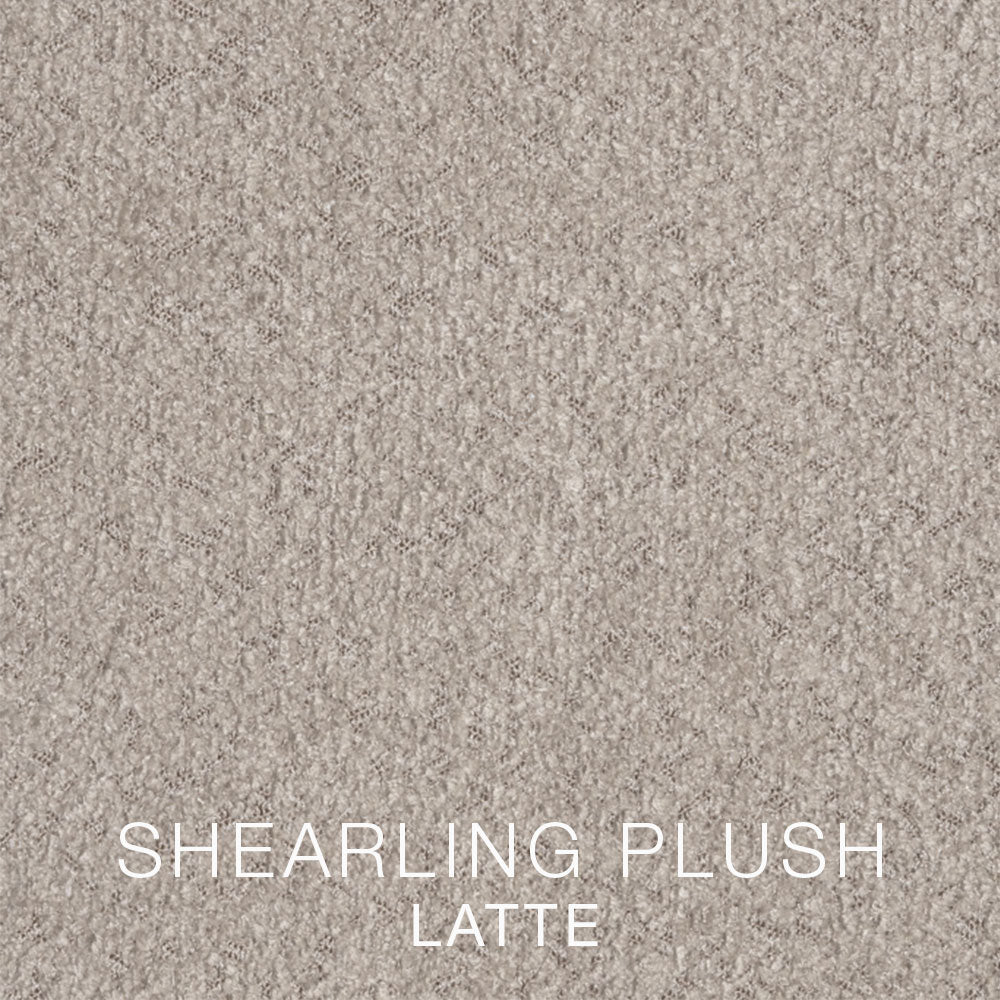 #Fabric Option_Shearling Plush: Latte