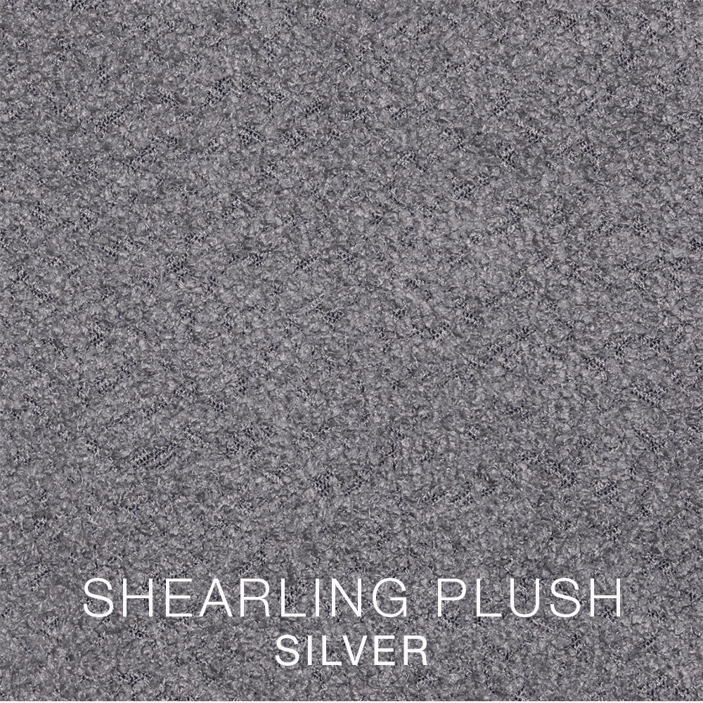 #Fabric Option_Shearling Plush: Silver