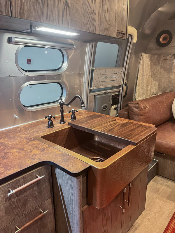 Airstream Custom Sink Cutting Boards for Stetson + 6666 Traveler Travel Trailers