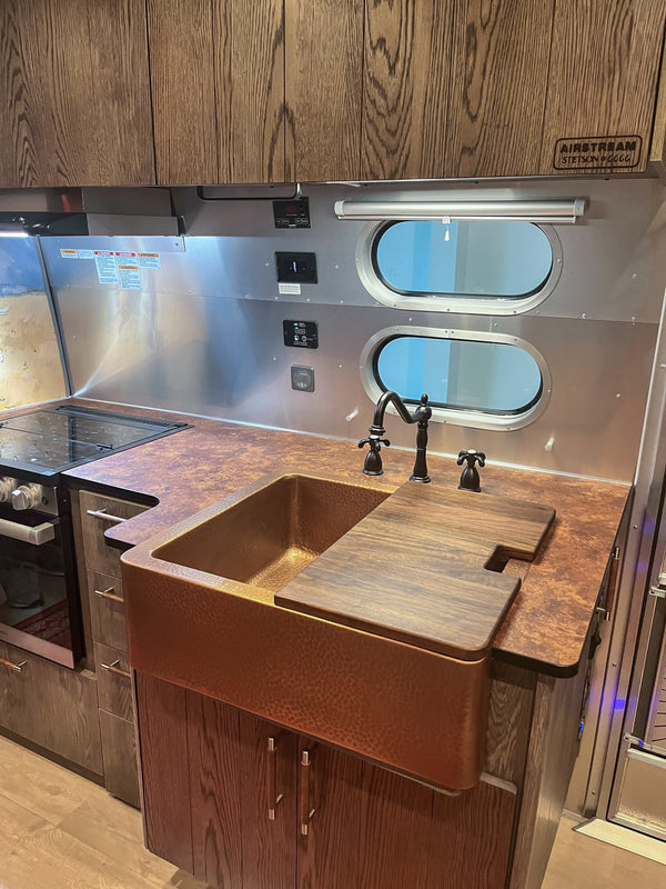 Airstream Custom Sink Cutting Boards for Stetson + 6666 Traveler Travel Trailers