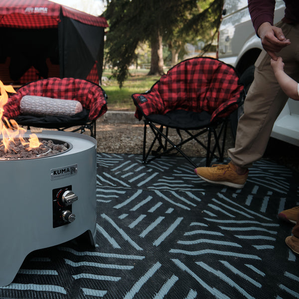 Striped Peaks Outdoor Mat by KUMA