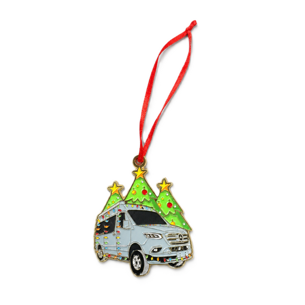 Airstream Festive Touring Coach Holiday Ornament