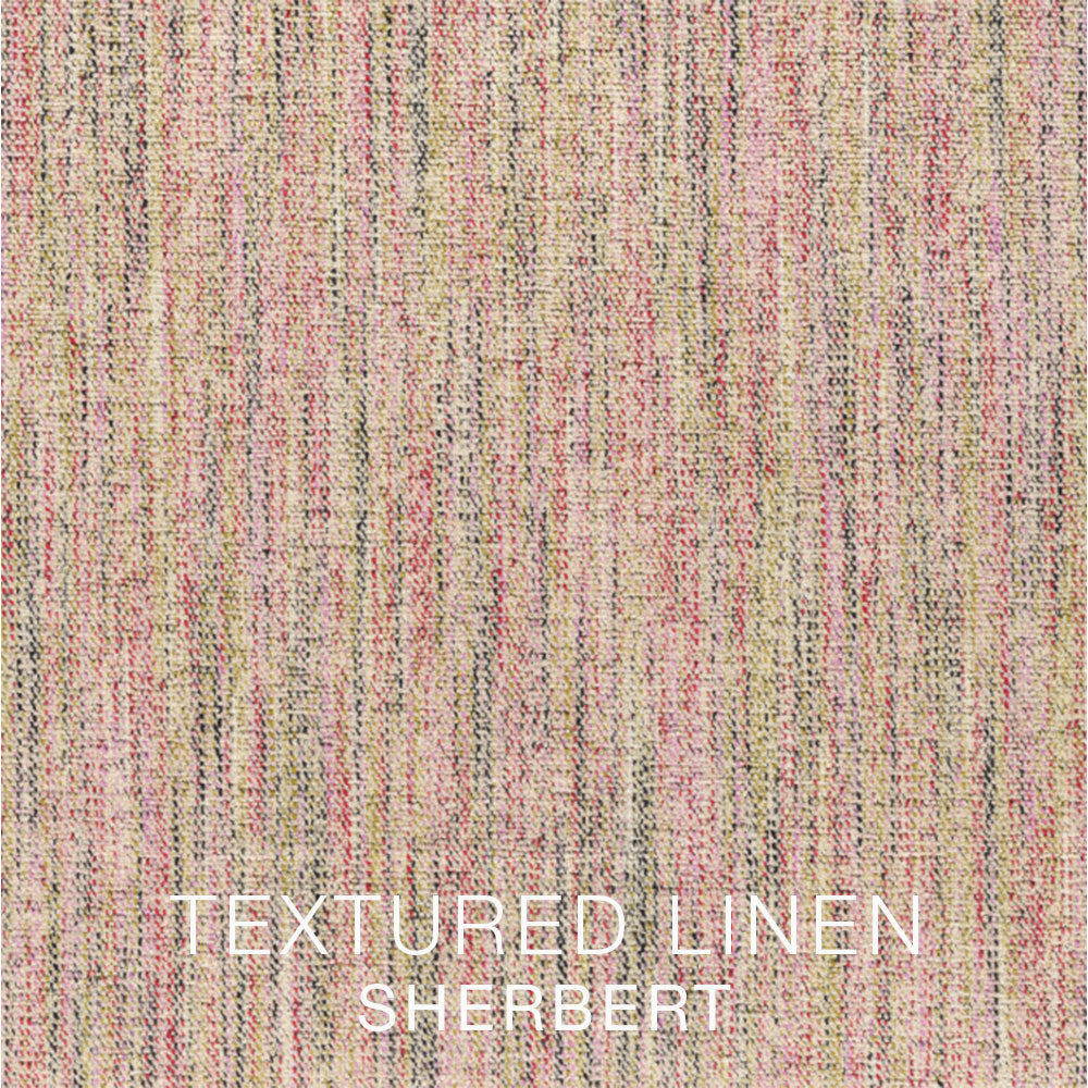 #Fabric Option_Textured Linen: Sherbert