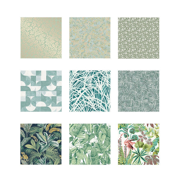 Peel + Stick Removable Wallpaper: Green Tones