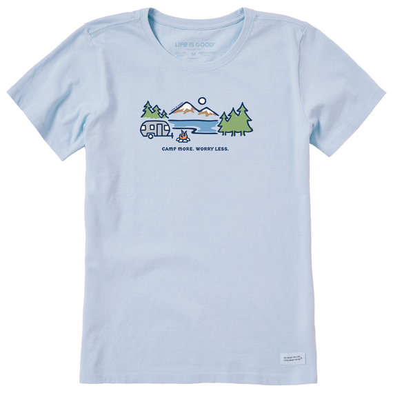 Airstream Camp More Worry Less Women's T-Shirt by Life is Good®