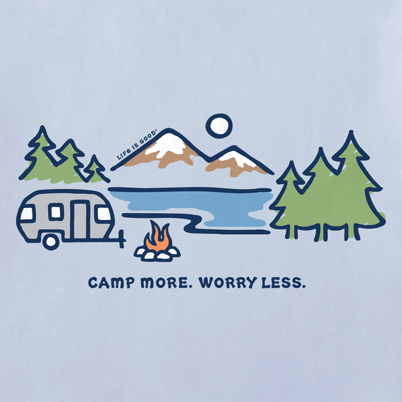 Airstream Camp More Worry Less Women's T-Shirt by Life is Good®