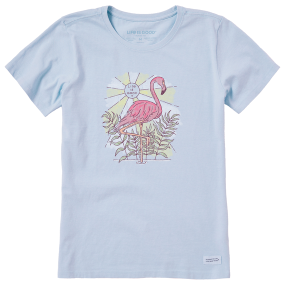 Dreamy Flamingo Crusher Lite Women's T-Shirt by Life is Good®