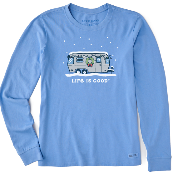 Airstream Holiday Camper Women's Long Sleeve by Life is Good®