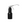Black oil can with a silver nozzle on a white background