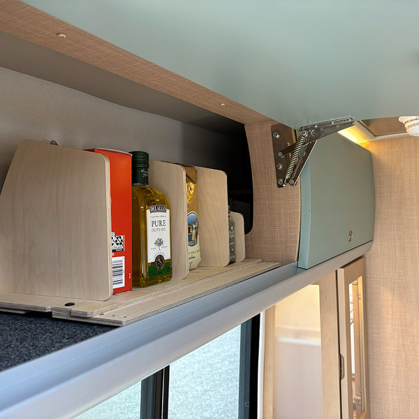 Airstream Touring Coach Roof Locker Organization by Airworthy Equipment Company