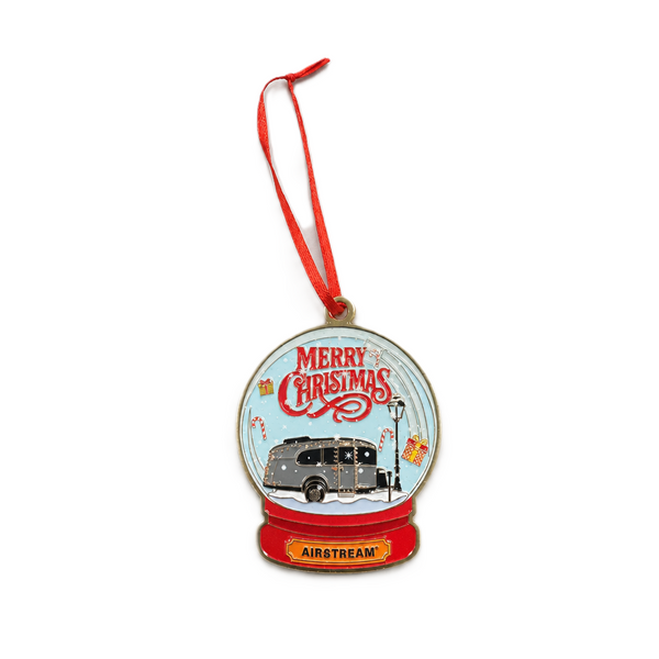 Airstream Basecamp Merry Christmas Ornament