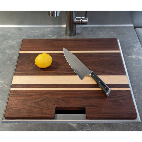Wood Sink Cutting Boards for Trade Wind Travel Trailers
