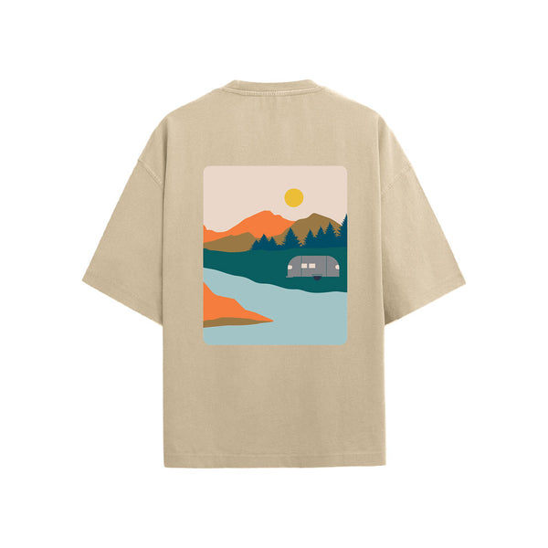 Airstream Dreamer Landscape Back T-Shirt