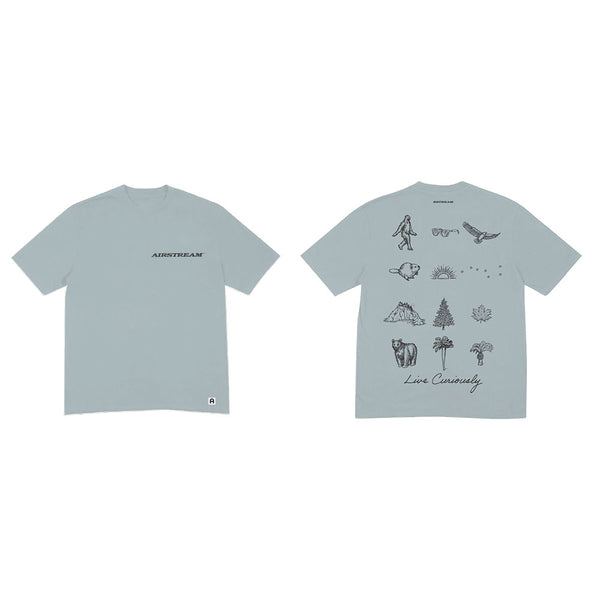 Airstream Dreamer Live Curiously Icons T-Shirt