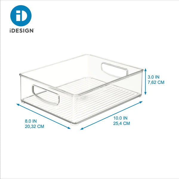 Stackable Storage Bin, 10 x 8 x 3