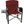 kuma bear paws chair - red plaid