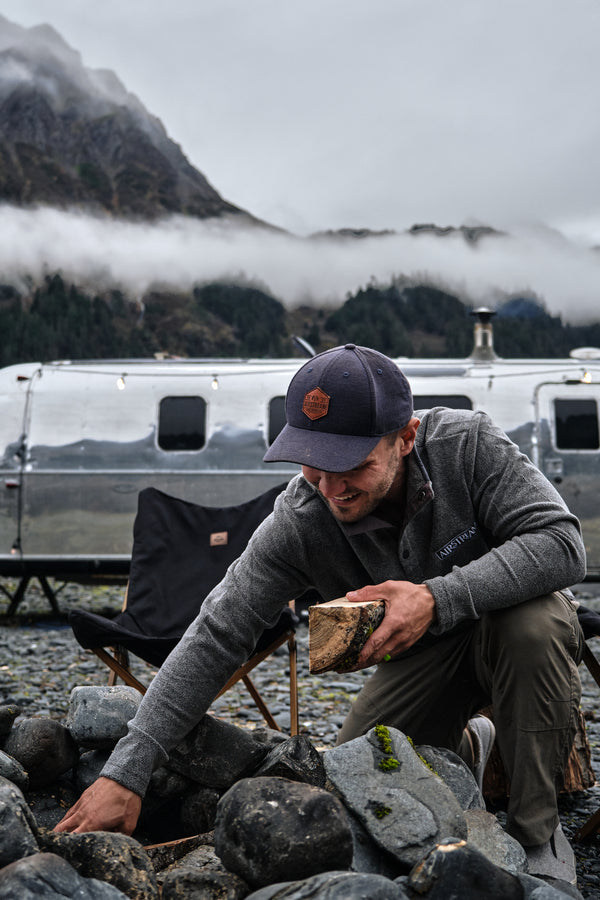 Airstream 1931 Leather Patch Hemp Hat