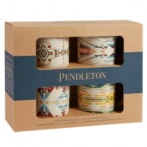 4-Piece Mug Set by Pendleton Wool Mills