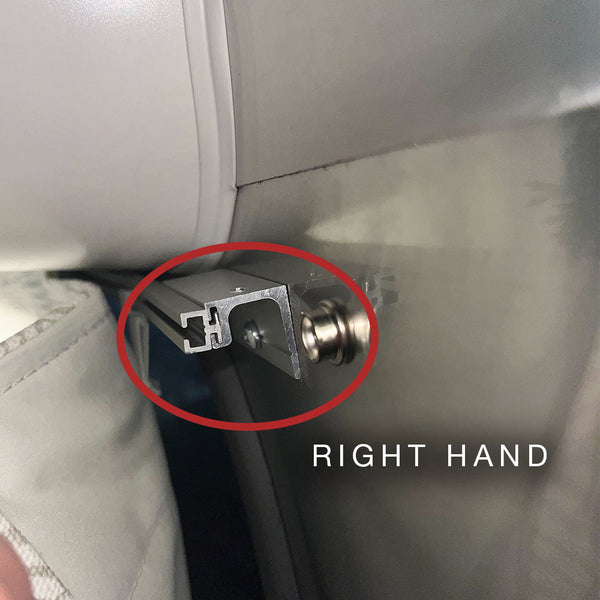 Airstream Curtain Track End Cap | Part # 200784, 200785