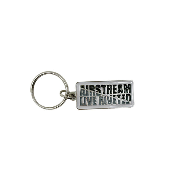 Airstream Rivet Line Metal Keychain